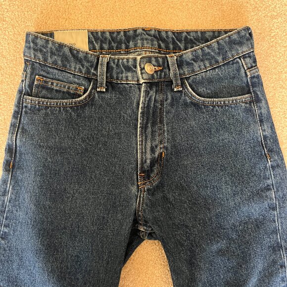 Mango Man Blue Jeans, Straight Leg, Size 26 - Picture 3 of 5